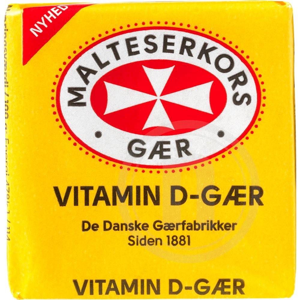 Malteserkorsgær med vitamin D