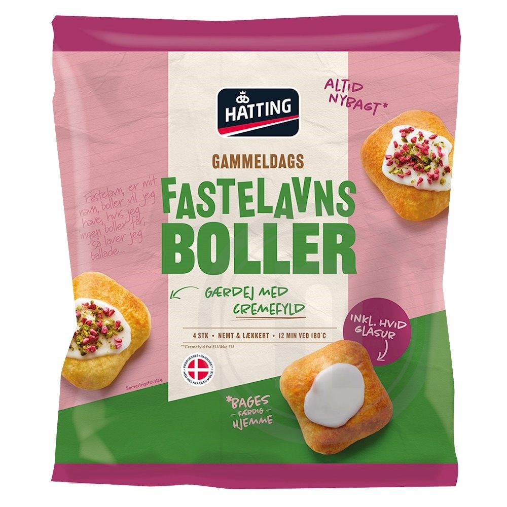 Hatting Gammeldags Fastelavnsbolle