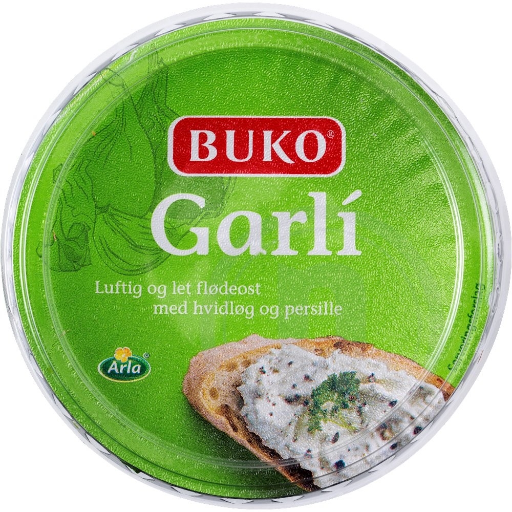 Buko Garlí Flødeost med Hvidløg