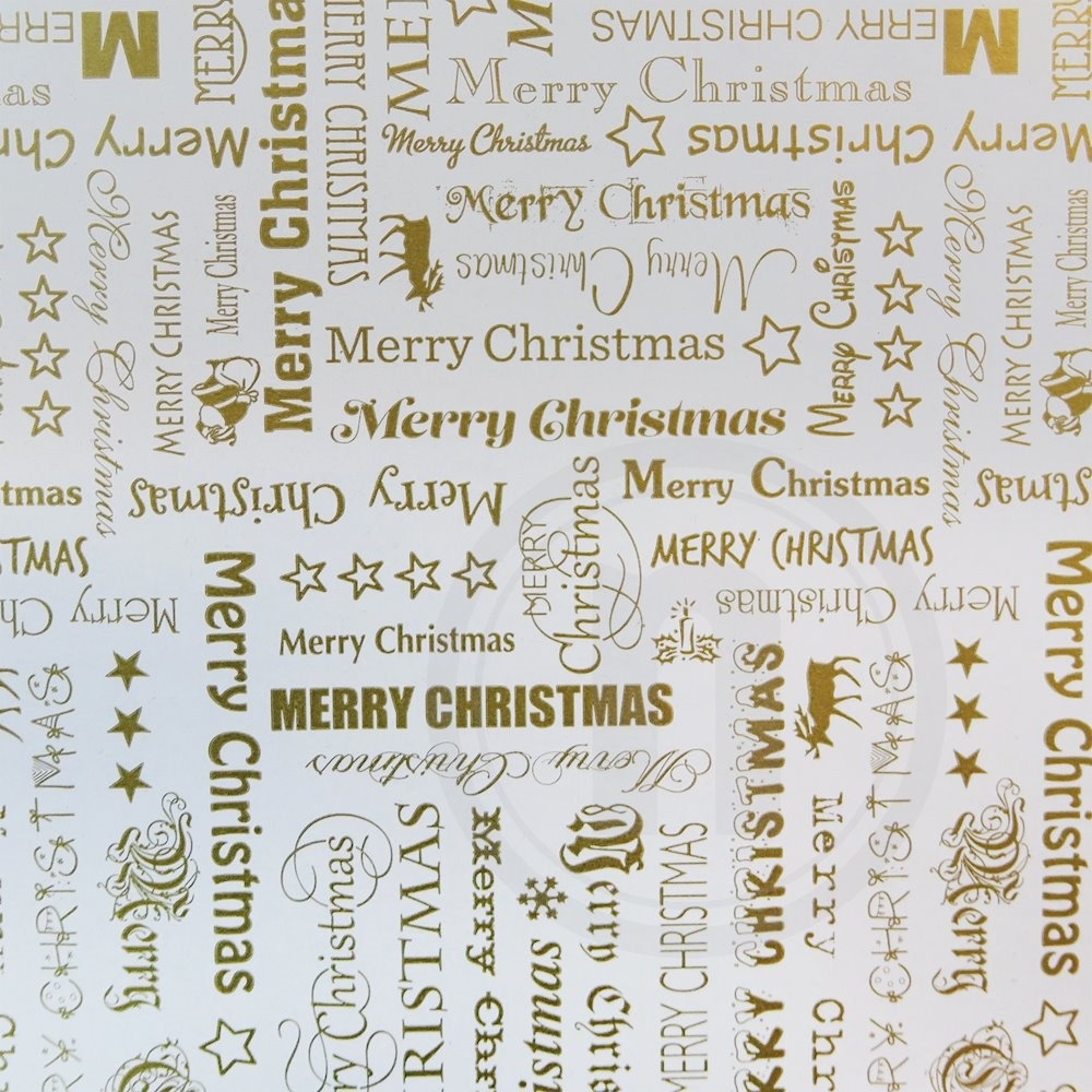 Gavepapir "Merry Christmas"