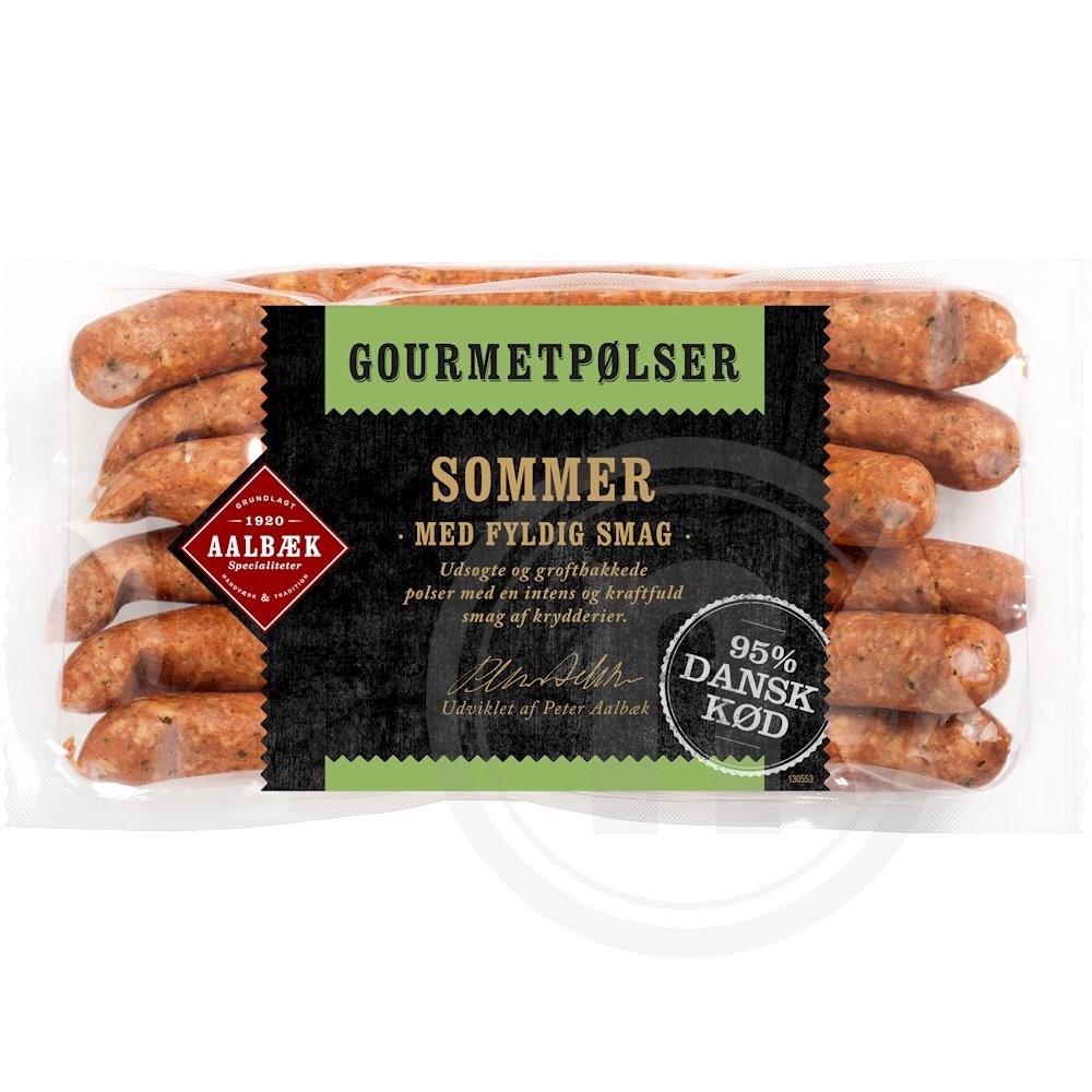 Aalbæk Gourmet Sommerpølser .