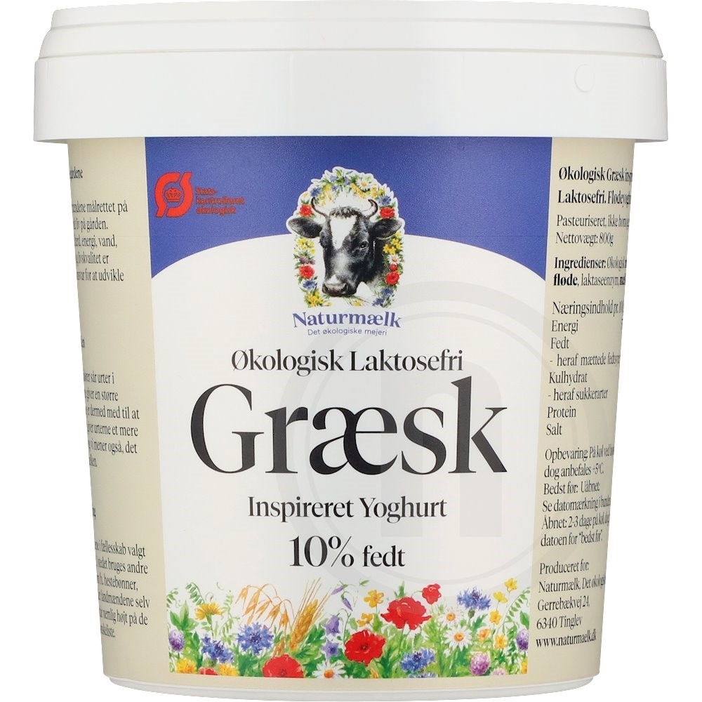 Naturmælk Græsk inspireret yoghurt øko.
