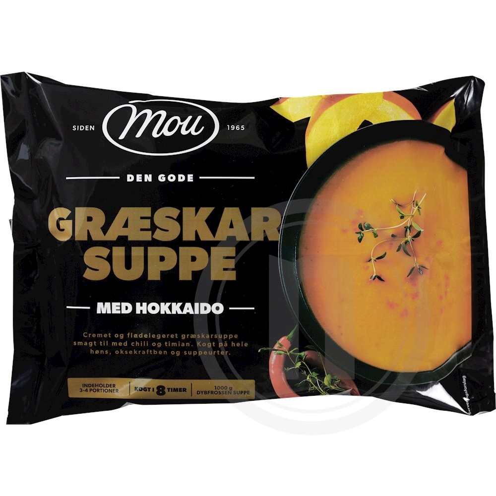 Græskarsuppe m. hokkaido