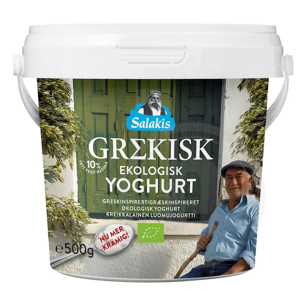 Græskinspireret yoghurt øko.