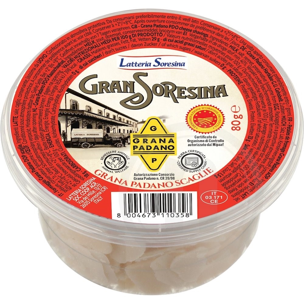 Grana Padano i Flager