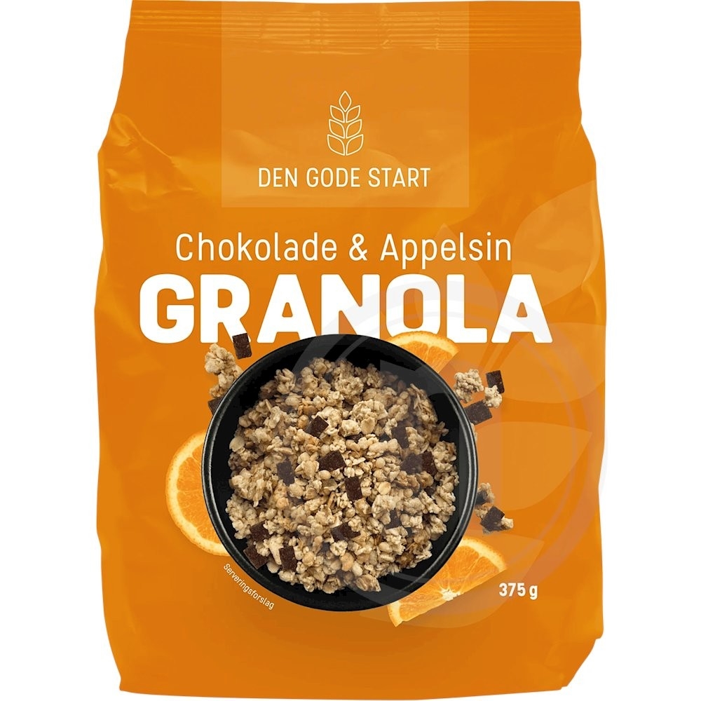 Granola m. appelsin