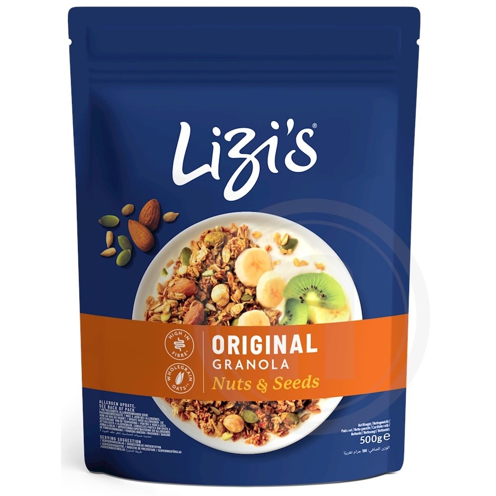 Lizi's Granola med Nødder og Kerner