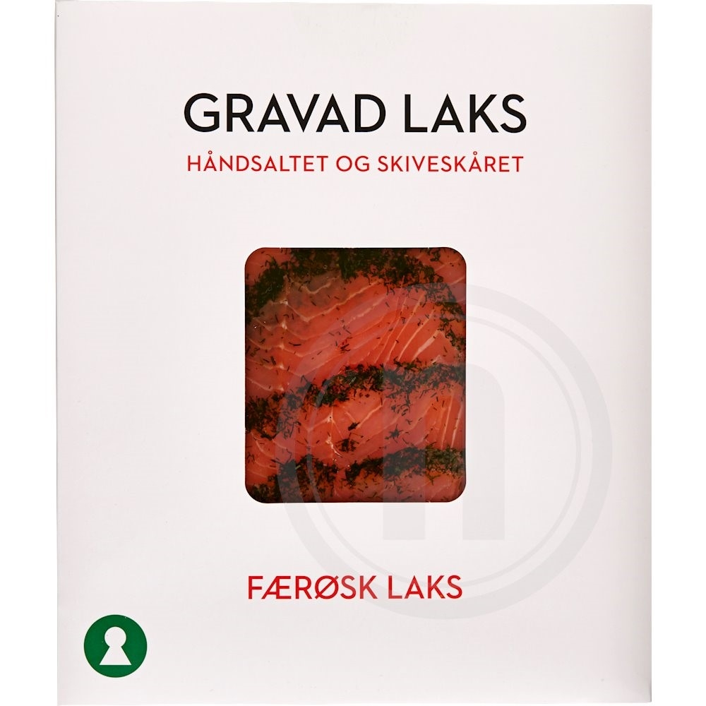 Gravad laks i skiver