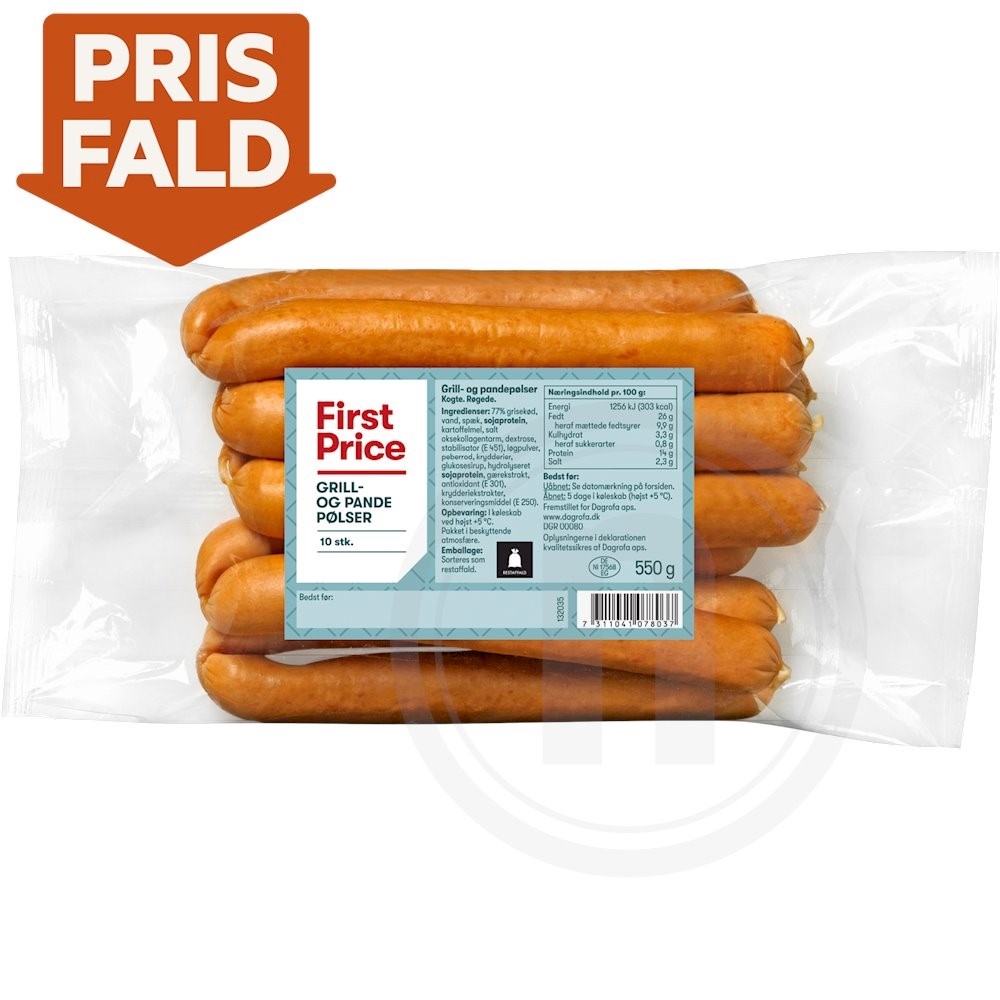 Grill- og pande pølser