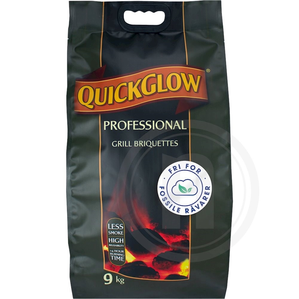 QuickGlow Grillbriketter 9 kg