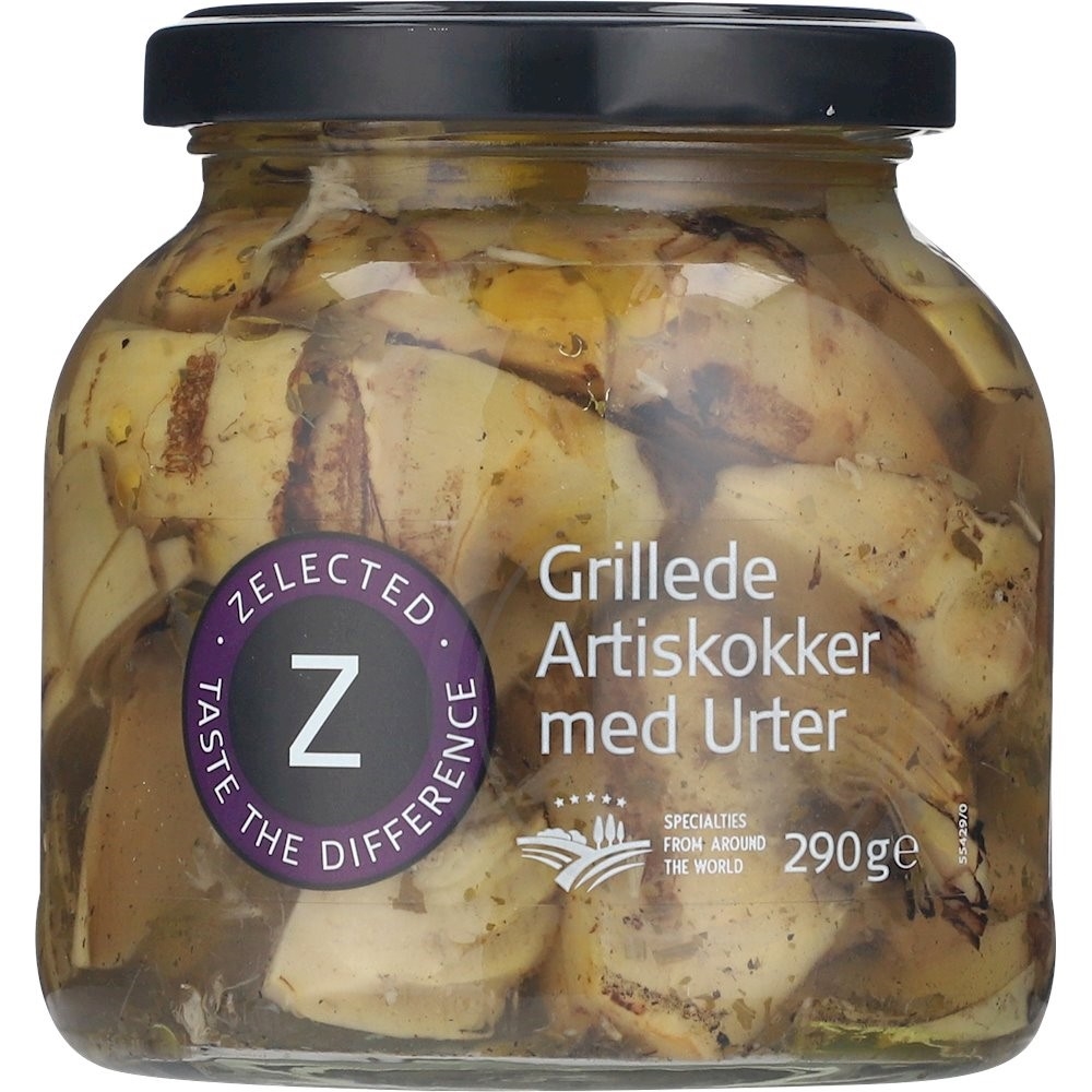 Grillede artiskokker m. urter