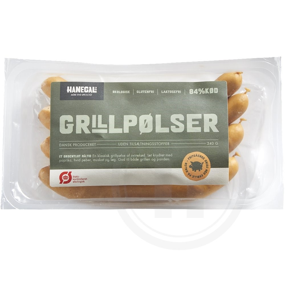 Grillpølser øko.