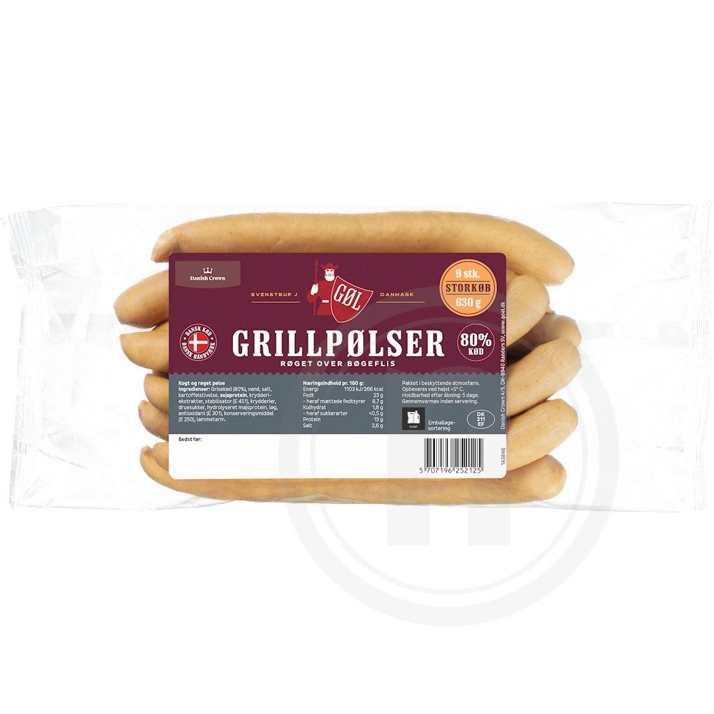 GØL Grillpølser