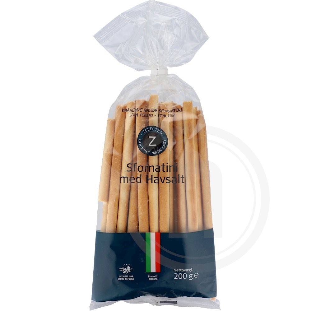 Zelected Foods Grissini med Havsalt