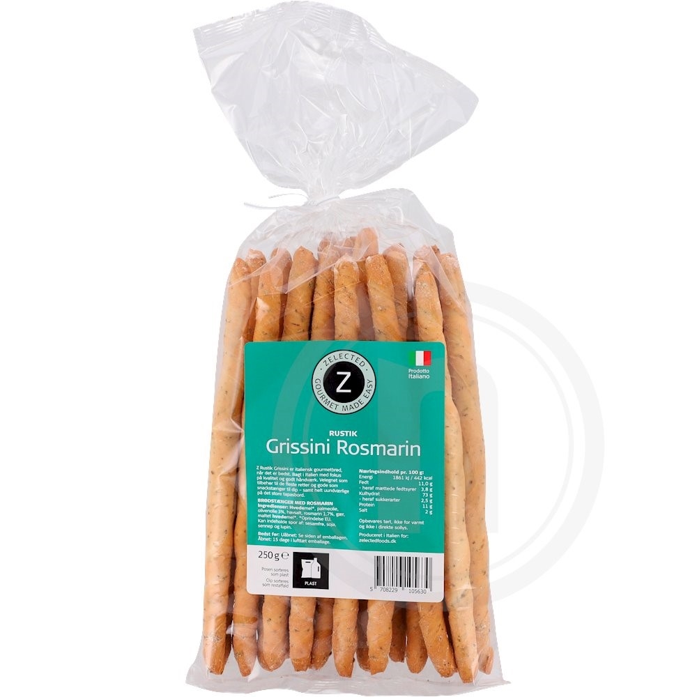 Zelected Foods Grissini med rosmarin