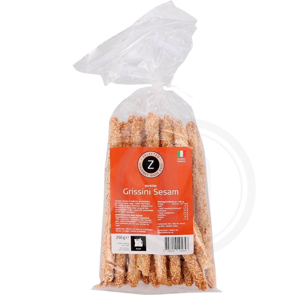 Zelected Foods Grissini med sesam
