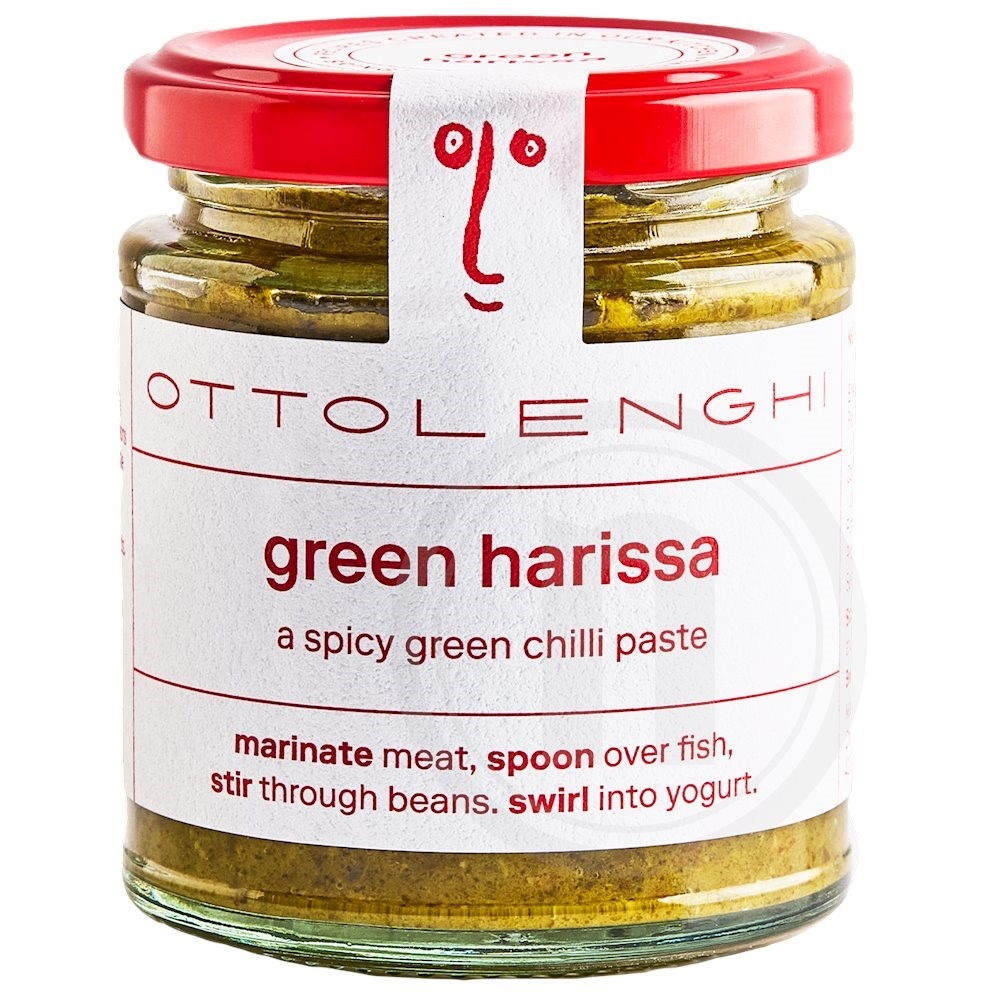 Grøn harissa paste