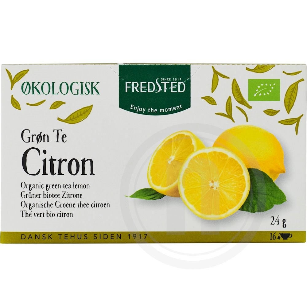 Grøn te m. citron øko.