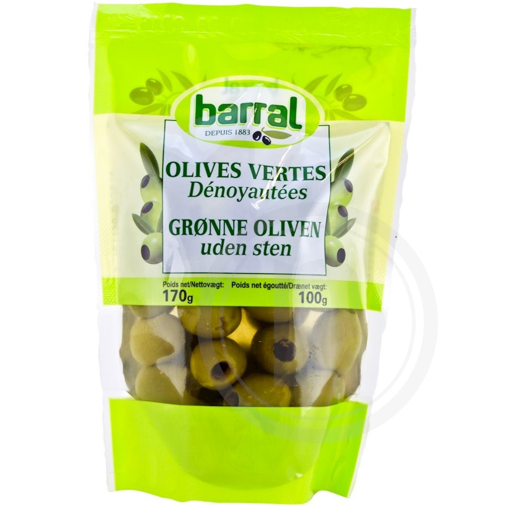 Barral Grønne oliven uden sten