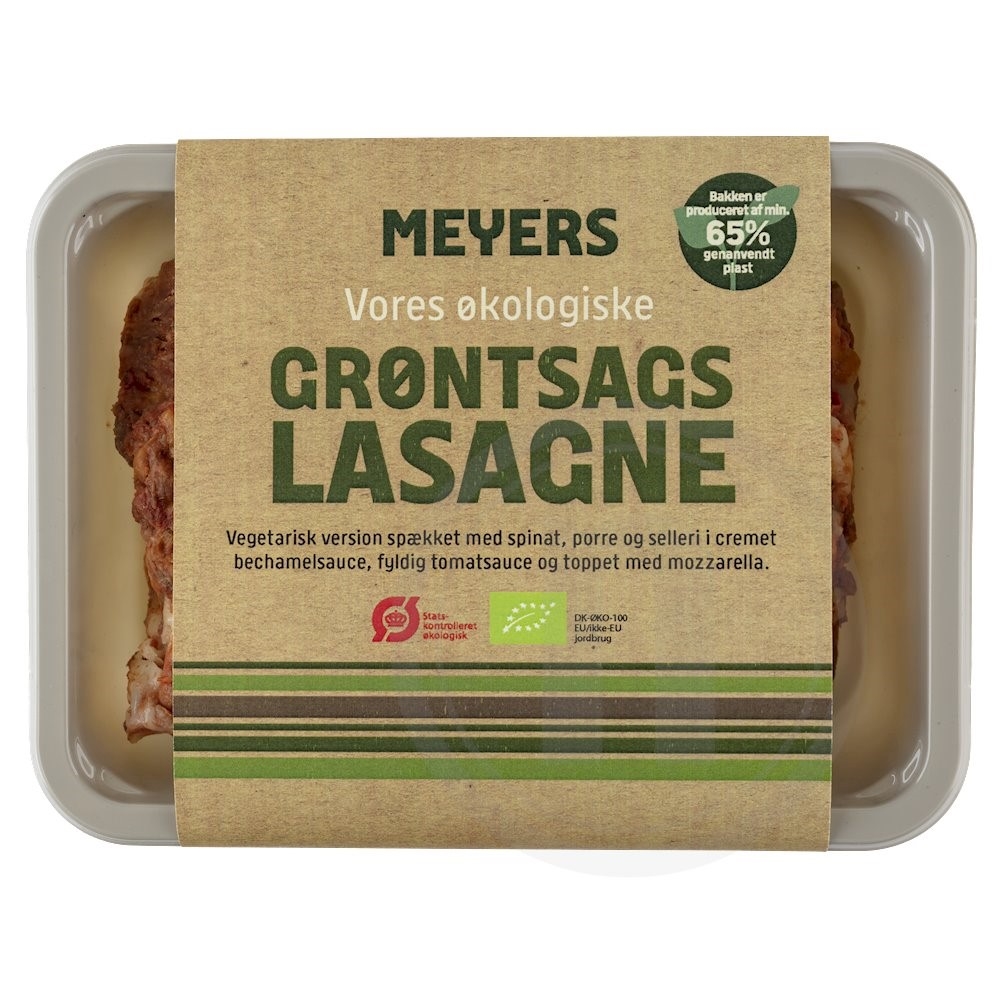 Grøntsagslasagne øko.