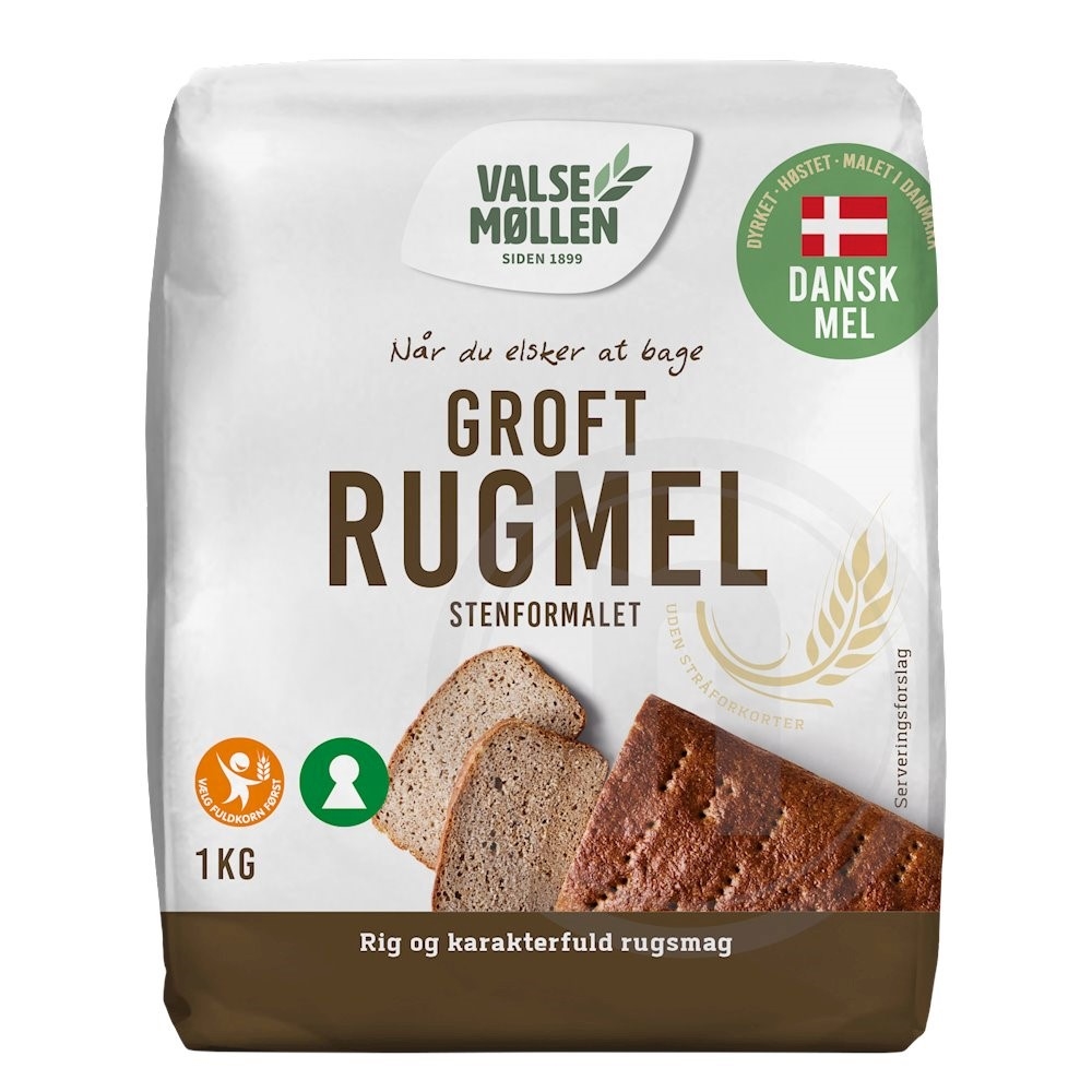 Groft rugmel