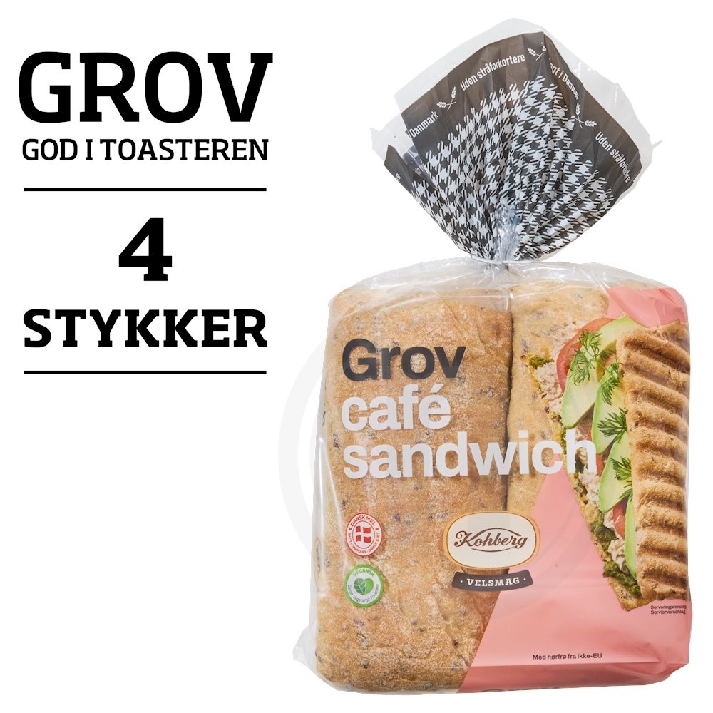 Kohberg Grov Café Sandwichbrød