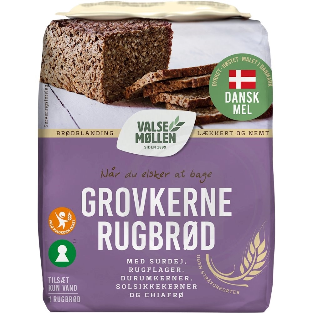 Valsemøllen Grovkerne Rugbrød