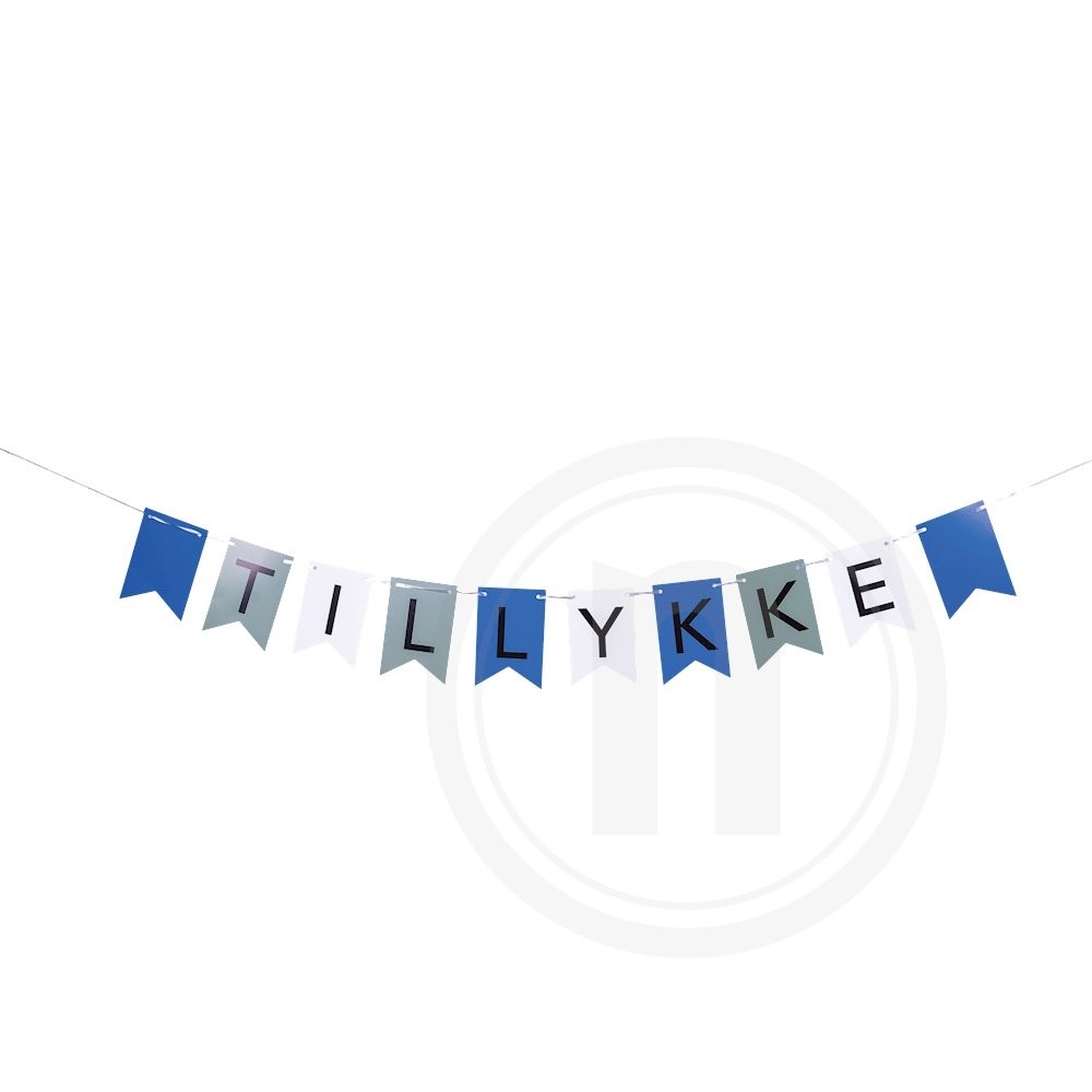 Guirlande DIY "Tillykke"