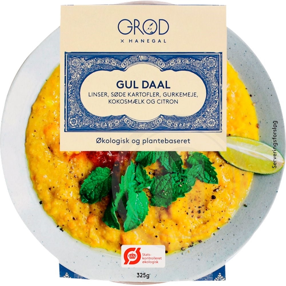 Grød x Hanegal Gul Daal Økologisk