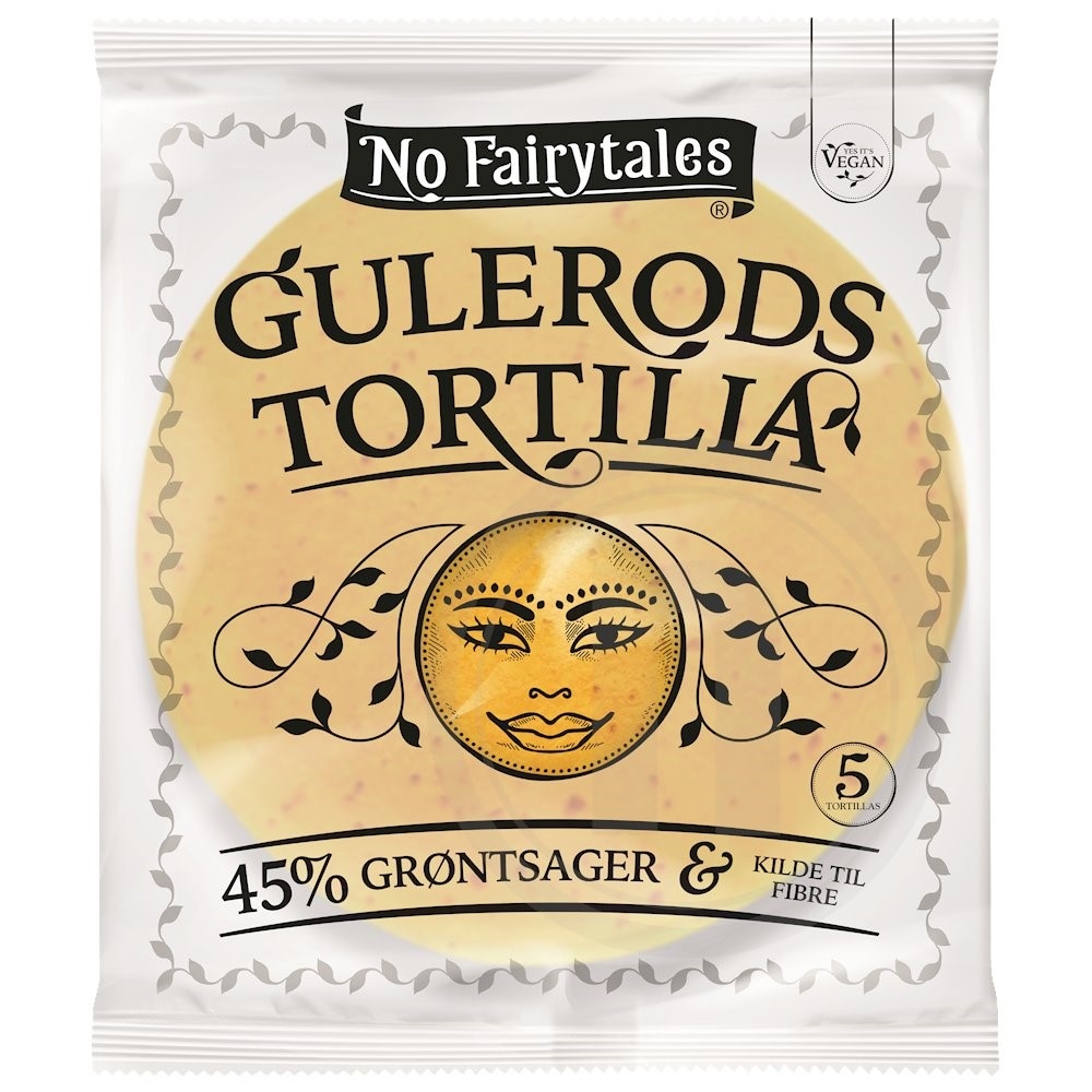 Gulerods Tortilla Vegansk