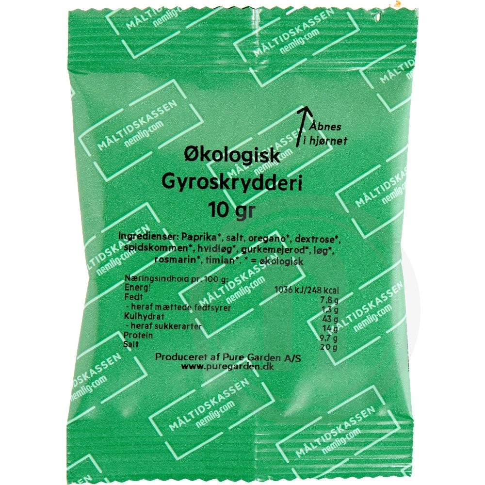 Gyroskrydderi øko