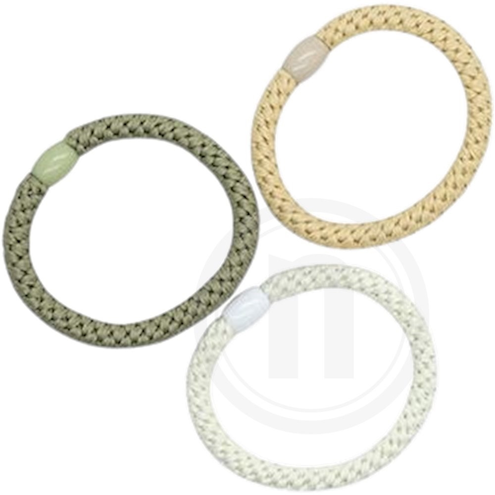 Beauty Hårelastik beige kaki