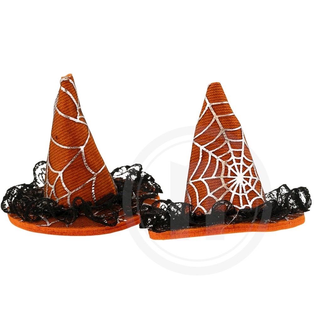 Hårpynt clips (orange)