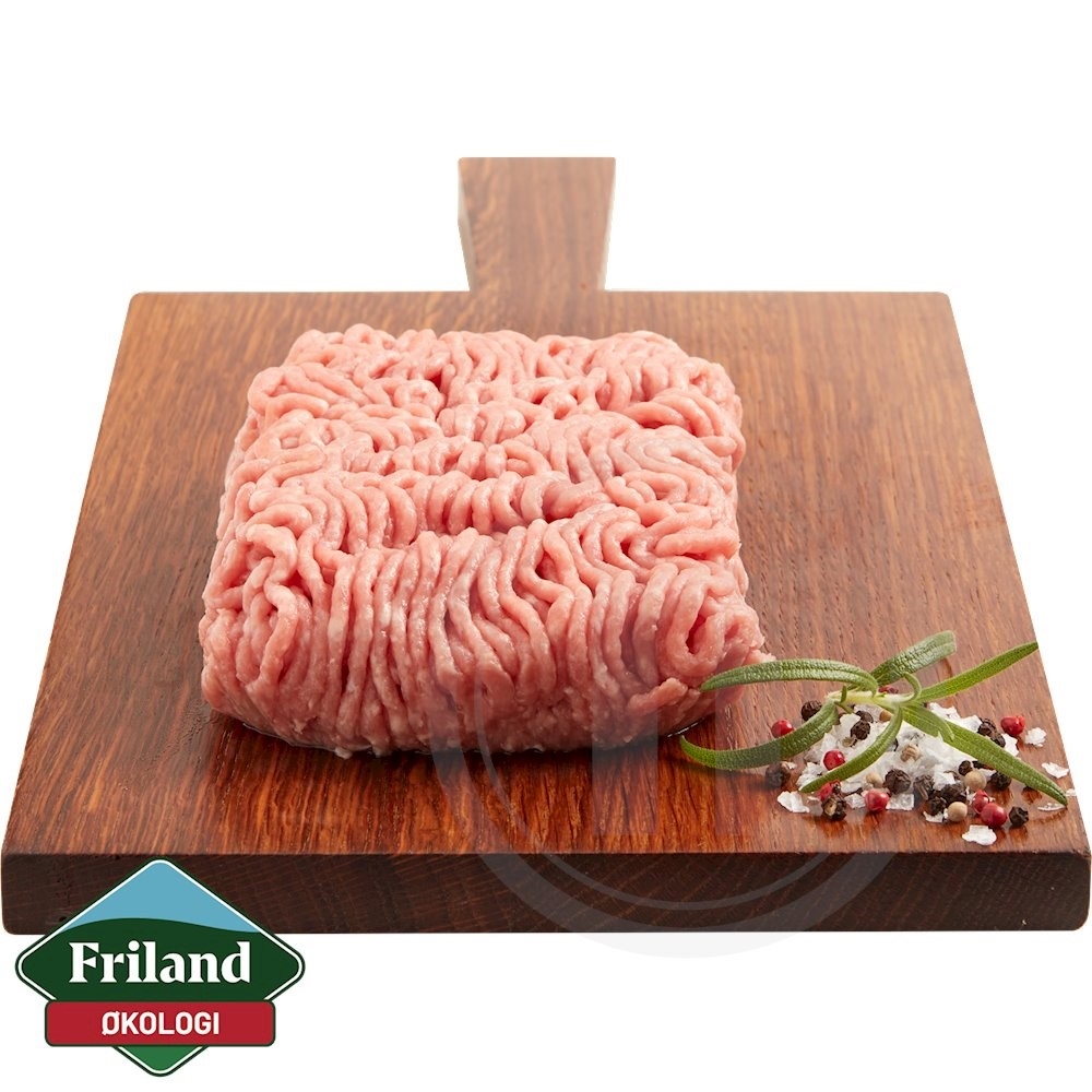 Hakket grisekød 6-9% øko.