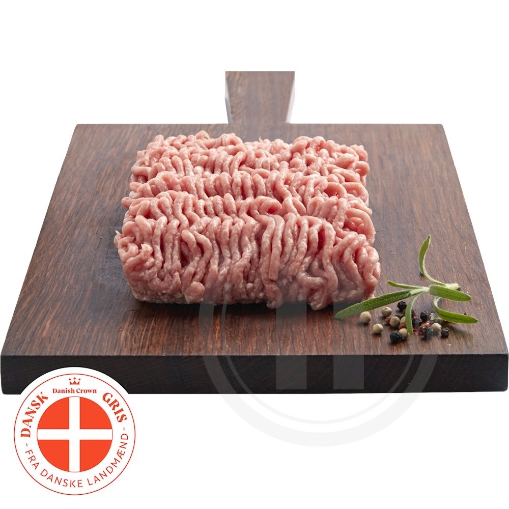Danish Crown Hakket grisekød 8-12% 500 g