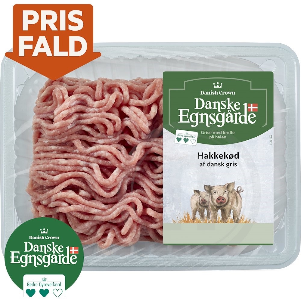Hakket grisekød 8-12%