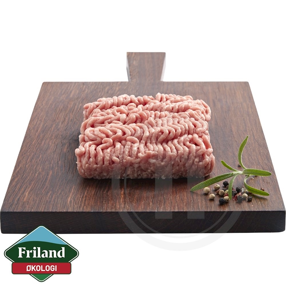 Hakket grisekød 9-15% øko.