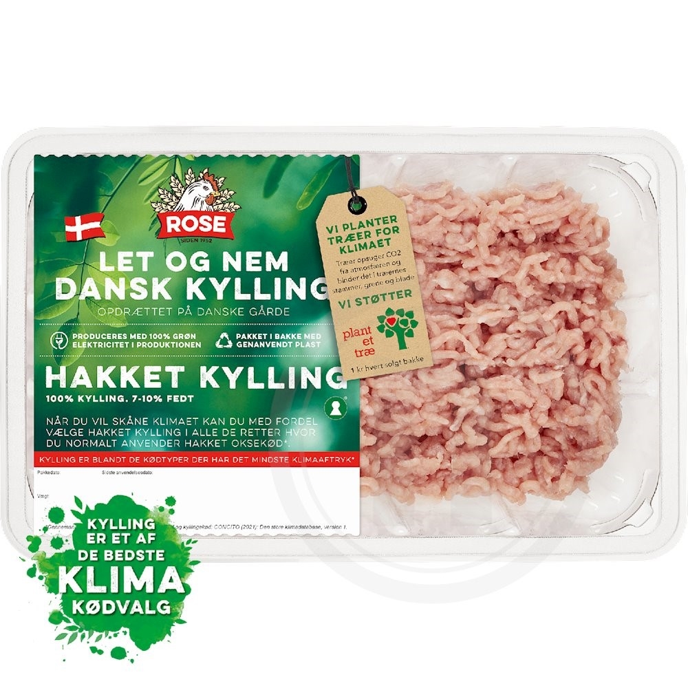Hakket kylling 7-10%