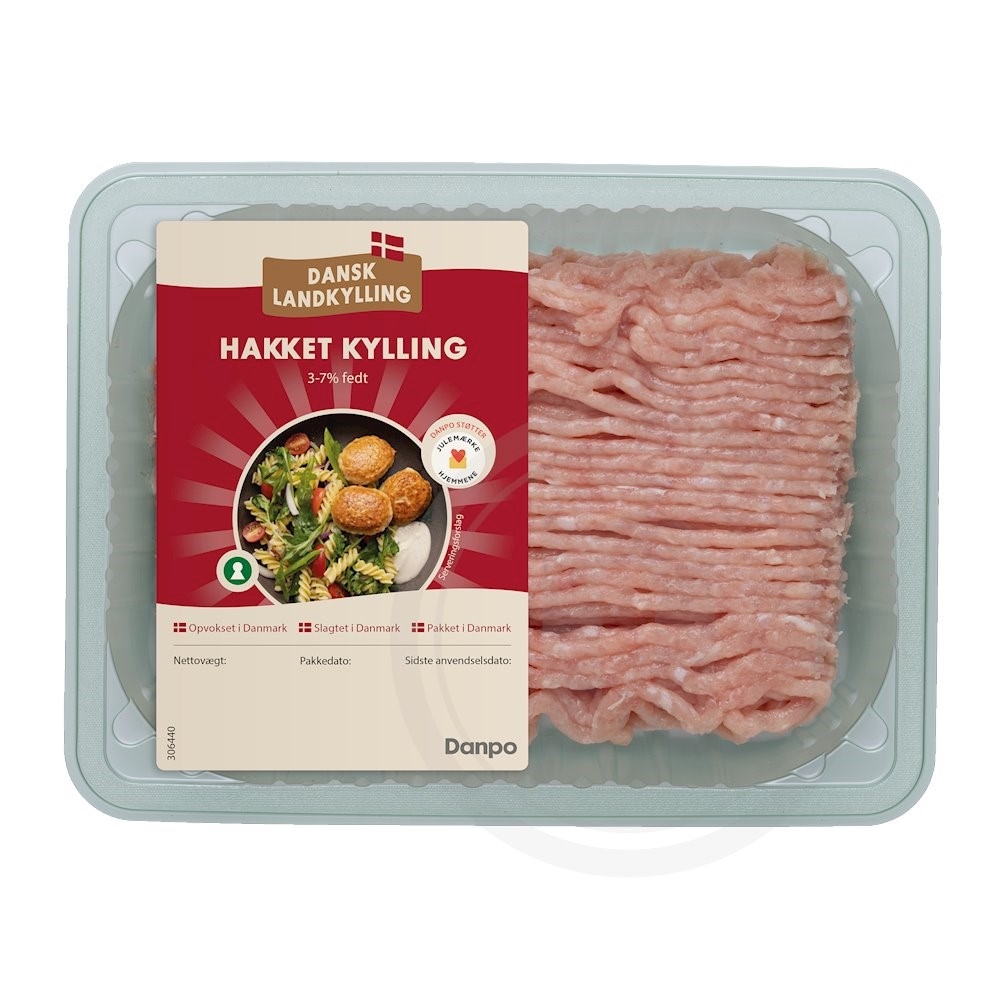 Danpo Hakket Kyllingekød 3-7% 450 g
