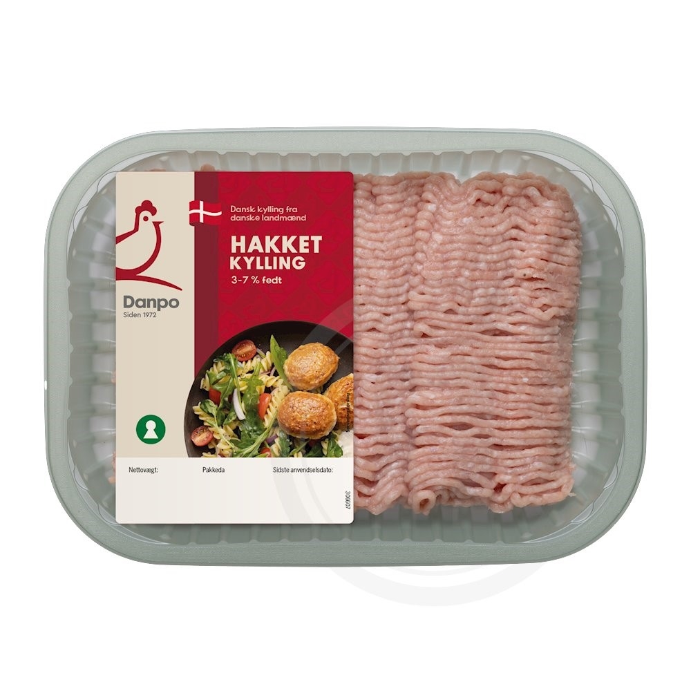 Danpo Hakket kyllingekød 3-7% 1 kg