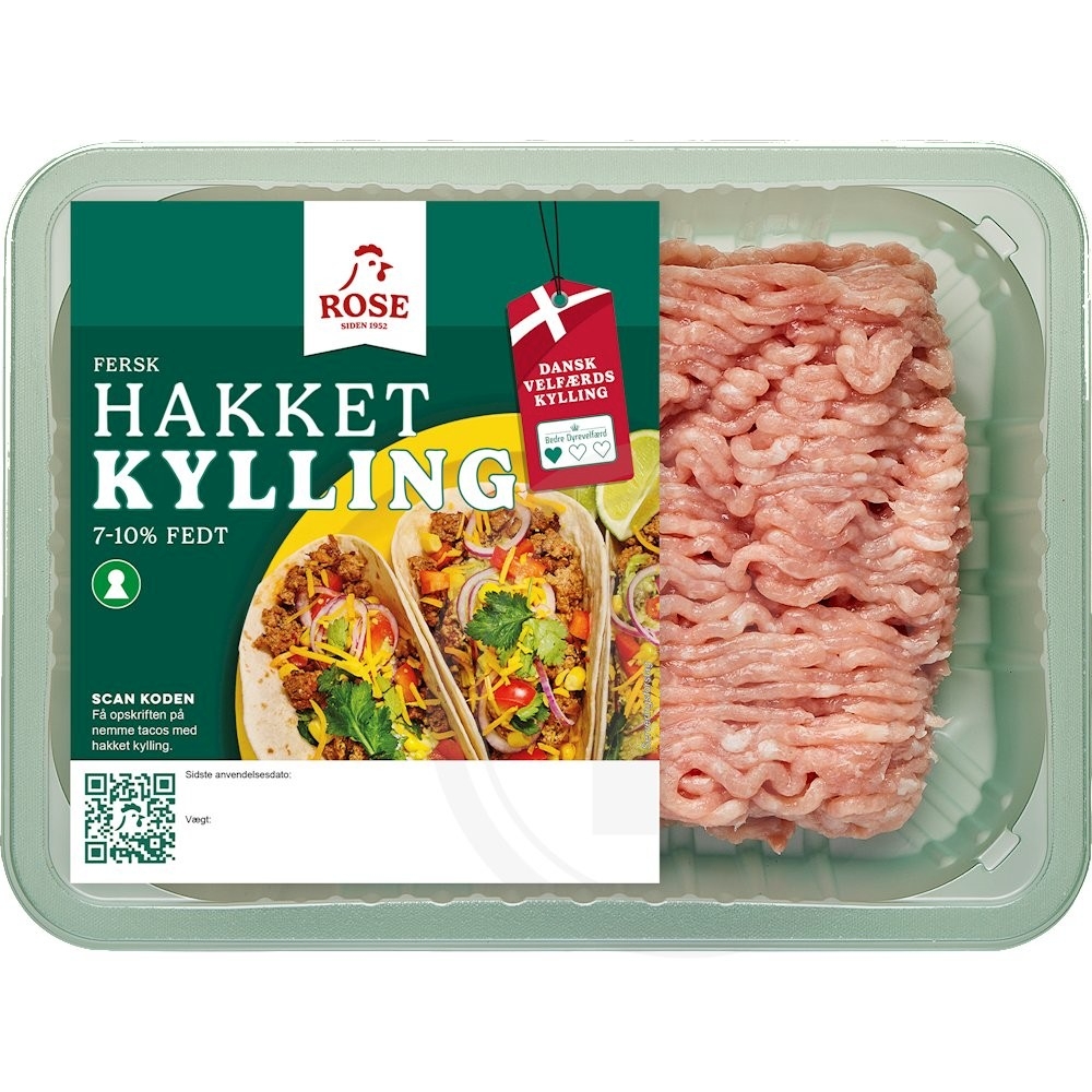 Hakket kyllingekød 7-10%