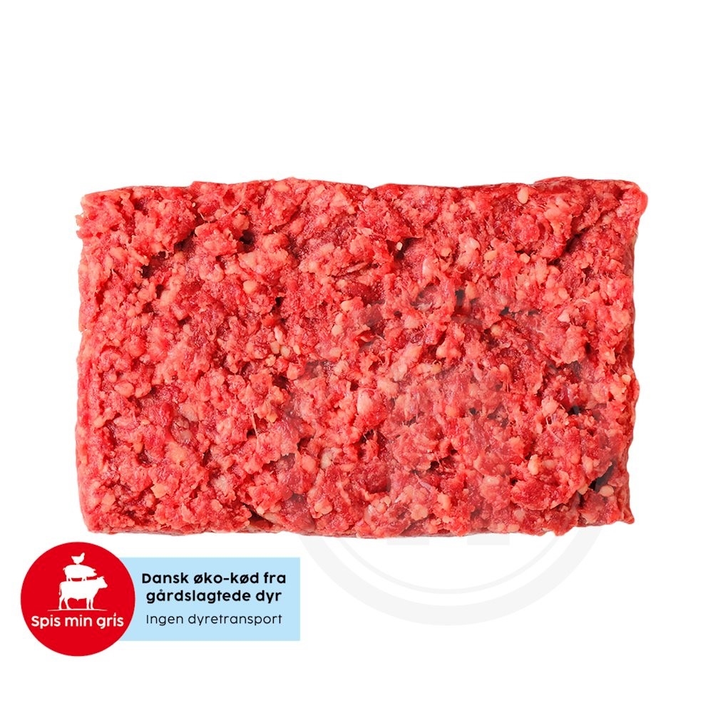 Spis min gris Hakket oksekød 15-20% Øko.