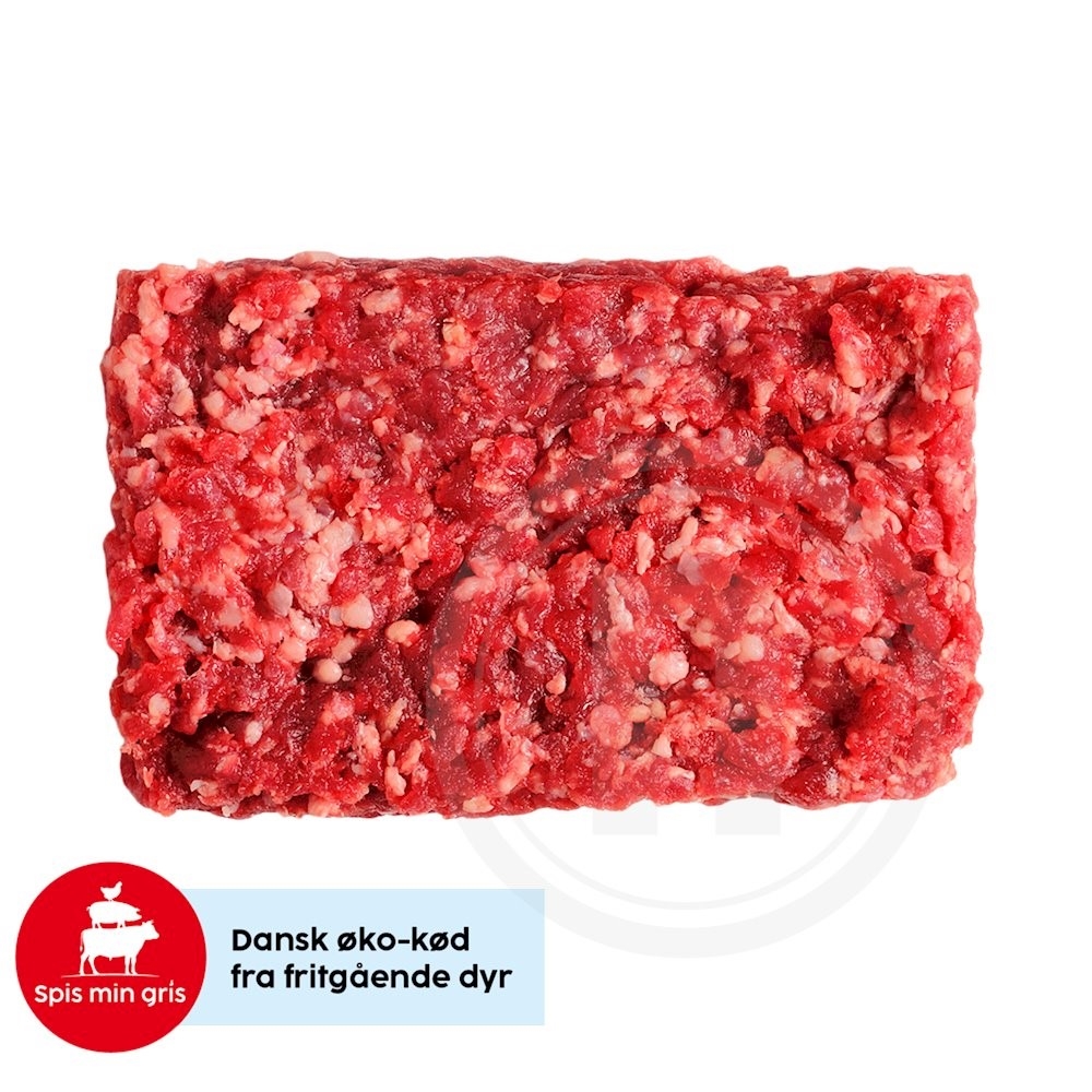 Spis min gris Hakket oksekød øko. 8-12%