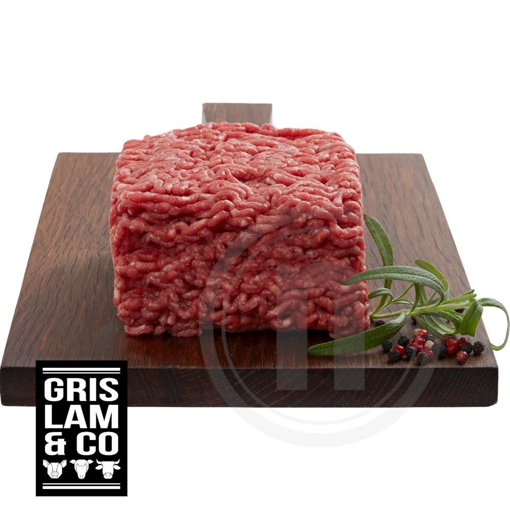 Hakket oksekød 8-12% øko.