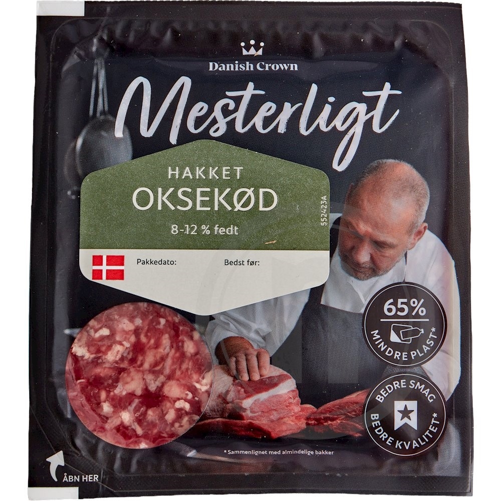 Danish Crown Hakket Oksekød 8-12% 750 g