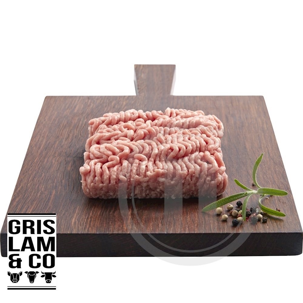 Gris Lam & Co Hakket Svinekød Økologisk