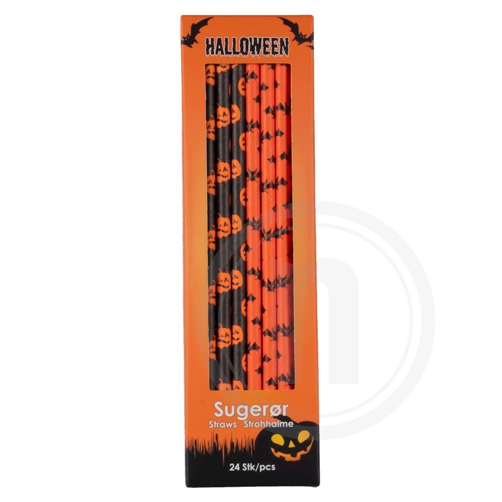 Halloween sugerør