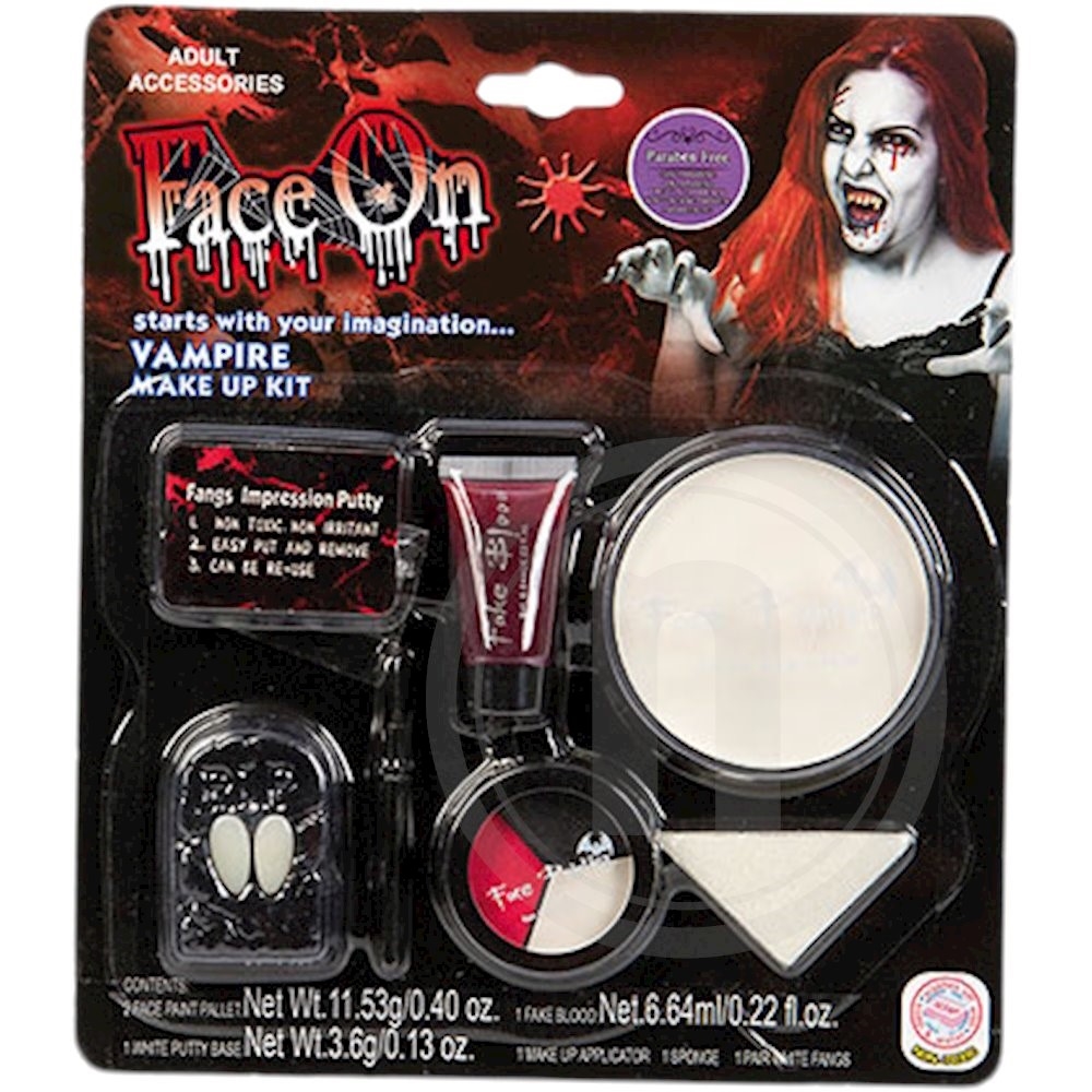 Halloween vampyr make up