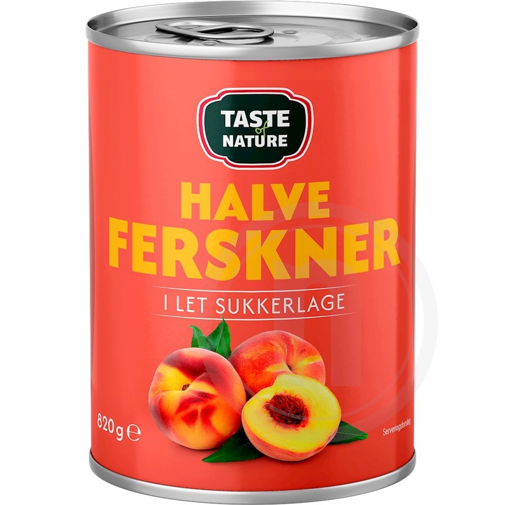 Taste of Nature Halve Ferskner