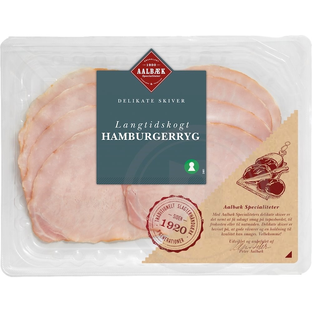 Hamburgerryg i skiver